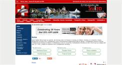 Desktop Screenshot of embajadadesuiza.org